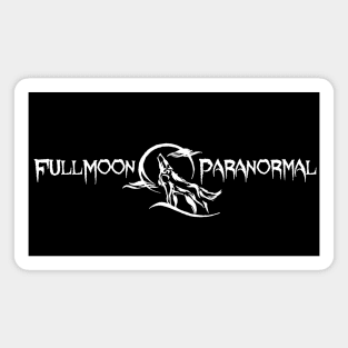 FullMoon Paranormal Logo (Landscape-Front) Magnet